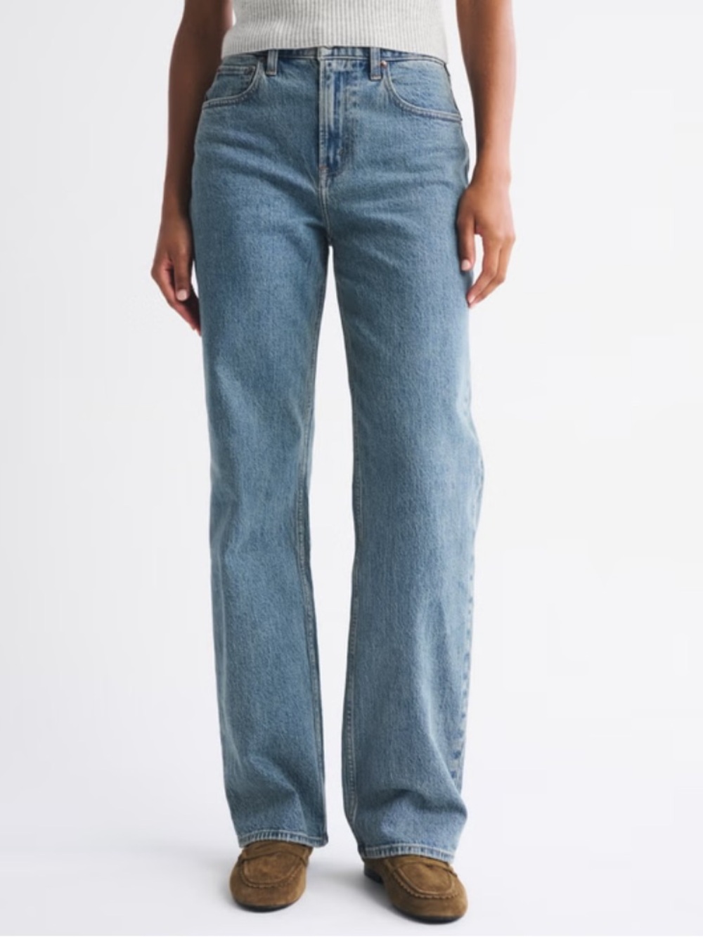 Abercrombie & Fitch The ‘90s Relaxed Jean High Rise Curve Love 35 Short / Petit
